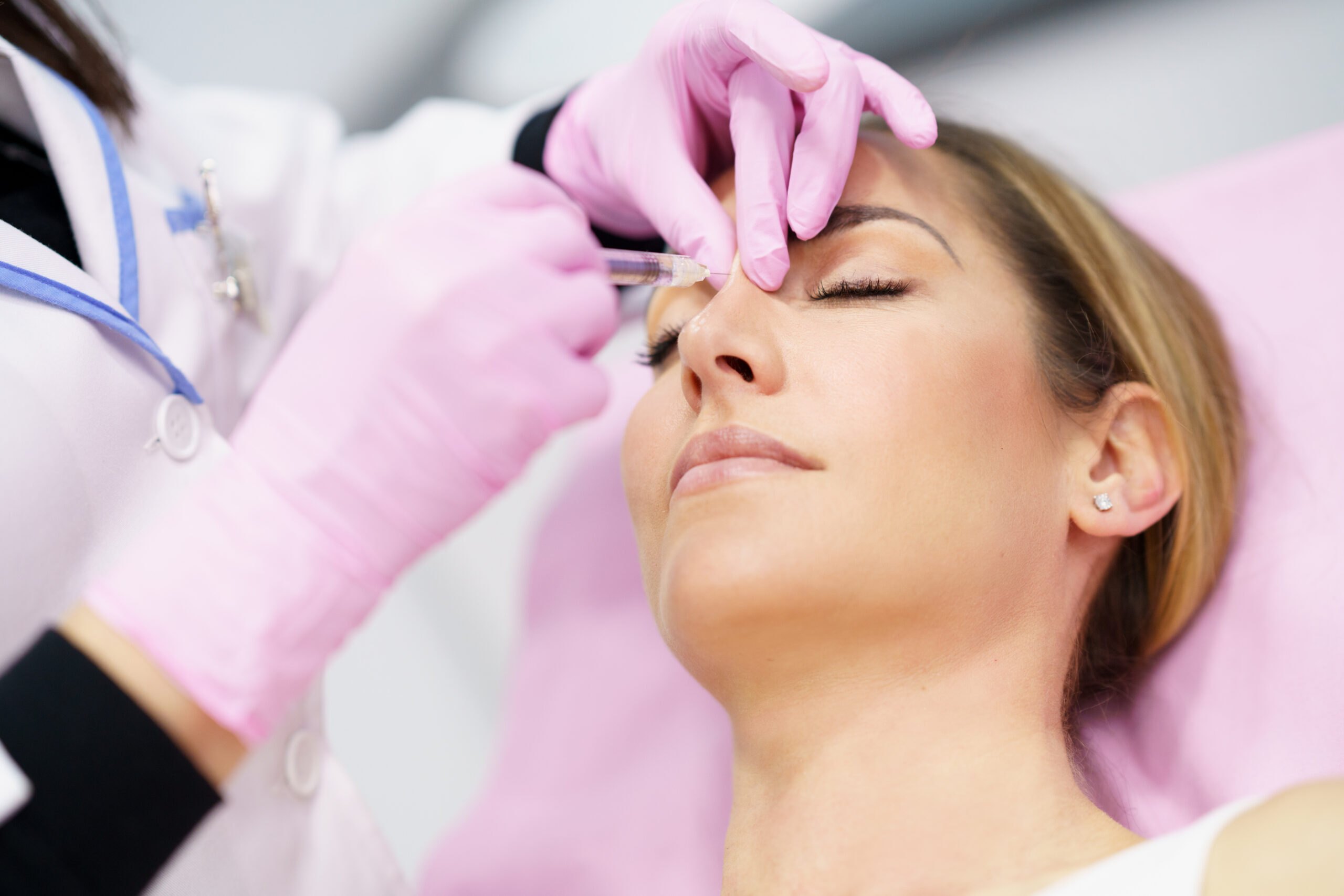rhinoplasty patient